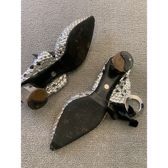 PROENZA SCHOULER Women 40.5 Silver Heel Shoes - Picture 8 of 16